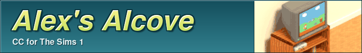 Alex's Alcove: CC for The Sims 1